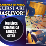 Akademya İstanbul kursları başlıyor!