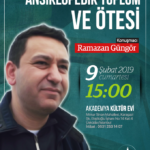 ‘Ansiklopedik Toplum ve Ötesi’ – Ramazan Güngör